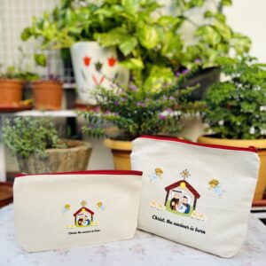 Christ-Centred Christmas Pouch combo - Christ the saviour is born