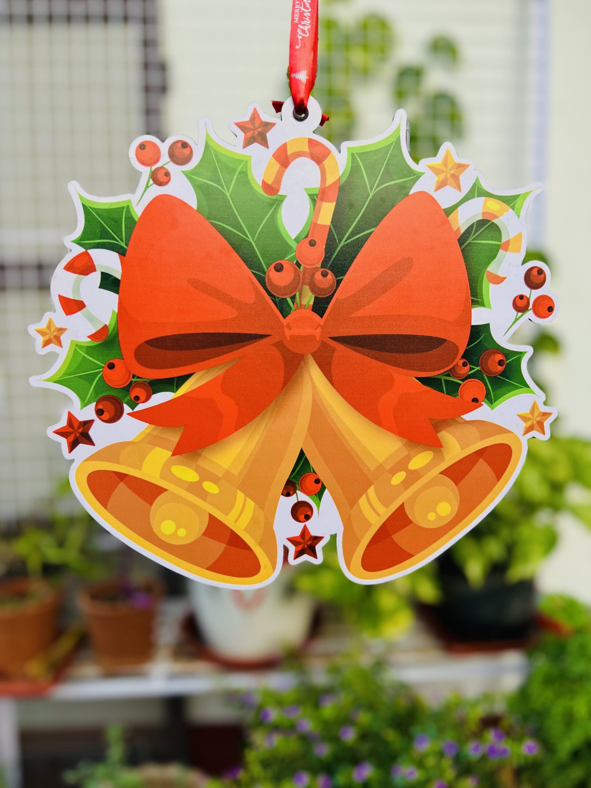 Christmas Decor - Wall hanging Christmas Bells