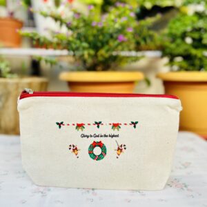 Christ-Centred Christmas Mini Pouch - Glory to God in the Highest