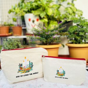 Christ-Centred Christmas Pouch combo - God so loved the world