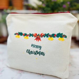 Premium Christ-Centred Christmas Travel Pouch – (Merry Christmas)